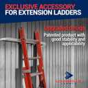Louisville Ladder Aluminum Ladder Stabilizer, 150-Pound Load Capacity, LP-2200-00