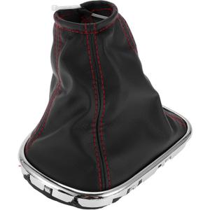 Gear Shift Stick Gaiter for Chevrolet Cruze 2008-2012 Car Black Red Gear Stick Knob Cover Boot Shift Cover Faux Leather 1 Pc