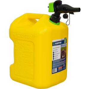 Scepter FSCD552 Fuel Container with Spill Proof SmartControl Spout, Yellow Diesel Can, 5 Gallon
