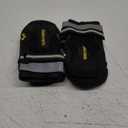 QUMY Dog Shoes for Large Dogs, Medium Dog Boots & Paw Protectors for Winter Snowy Day, Summer Hot Pavement, Water-Resistant in Rainy Weather, Outdoor Walking, Indoor Hardfloors Skid-Resistant Sole (Size 5: 2.4''x2.8''(W*L) (Pack of 4))