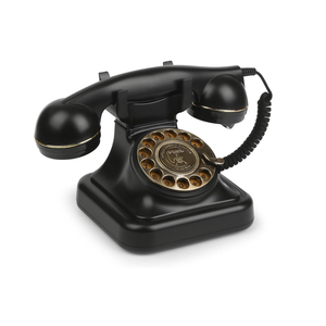 Retro Rotary Landline Phones with Mechanical Ringer, Volume Control, Redial, No AC Power Required Vintage Corded Phones Old Fashioned Antique Telephone for Home Office for Decor