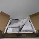 Armocity Computer Desk with LED Lights, 48 Inch Reversible Large Desk with Power Outlet and USB, 48'' Gaming PC Table with Moveable Monitor Stand for Home Office, Workstation, Black (47.2")