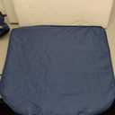 downluxe Outdoor Chair Cushions Set of 4 for Patio Furniture, Water-Resistant Patio Chair Cushions with Ties, High Density Foam Outdoor Seat Cushion, 17" X 16" X 2", Navy
