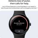 Google Pixel Watch 4 (41mm) - Android Smartwatch with Heart Rate and Sleep Tracking - 30-Hour Battery - Fitness Tracking - Google AI - Polished Silver Aluminum Case - Iris Active Band - Wi-Fi