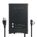 300W Low Voltage Landscape Transformer, Outdoor Landscape Lighting Transformer with Photocell Sensor & Timer, 120V AC to 12V/15V AC Weatherproof Transformer for Spotlight, Pathway Light