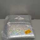 30 Pieces Holographic Bubble Mailers Padded Mailer Holographic Bubble Mailers Padded Envelopes Self Sealing Cushion Envelopes for Mailing, Shipping and Packing(Silver, 9.5 x 6 Inch)