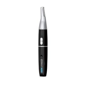 ConairMAN All-in-One Personal Trimmer for Men, for Nose, Ear, Eyebrows and Sideburns Hair Trimmer, 4 Piece Men's Grooming Kit, Lithium Battery-Powered