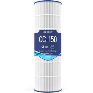 CC150 Pool Filter Cartridge, Compatible with Pentair Clean & Clear 150, Replaces Pleatco PAP150, Unicel C-9415, Pentair R173216, 150 sq. ft