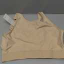 FeelinGirl Surgical Bra Compression Bras for Women Post Surgery Front Closure Bra with Breast Support Band (Beige, M)