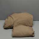 Bedsure Deep Beige Duvet Cover Queen Size - 3 Pieces Prewashed Cotton-Like Extra Soft Bedding Set, Includes 1 Duvet Cover 90x90 Inches with Zipper Closure & 2 Pillow Shams, Comforter Not Included