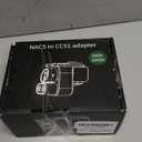 NACS to CCS Adapter, Tesla Supercharger Adapter [Max 500A, 1000V] fit for Rivian,Ford,Mustang,GM EVs,Volvo,Polestar,fit for Tesla V1/V2/V3/V4 DC