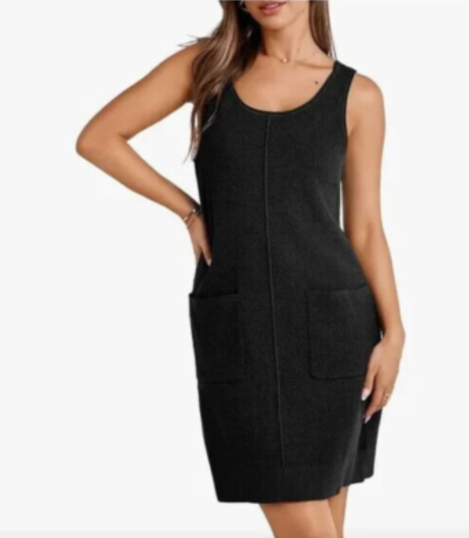 Wiholl Black Dress Size M
