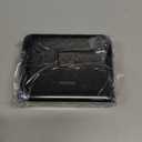 Travel Bottles with Case, 4x2oz TSA Approved, Leak-Proof, Press to Unlock, Compact & Portable Travel Toiletries (Black)