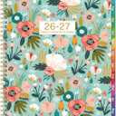 2026-2027 Planner - 2026-2027 Planner Weekly and Monthly, Jul.2026-Jun.2027, 8.5''x11'', Large Daily Blocks to Write, Academic Weekly Monthly Planners with Colorful Tabs, Inner Pocket