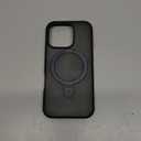 TORRAS UltraMagnetic Ostand for iPhone 16 Pro Case, [Compatible with MagSafe] [Flexible Stable Stand] MilitaryGrade Protection Translucent Slim AntiScratch Ring Kickstand, Frosted Black 6.3"