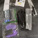 V Light Hair Extension Machine Kit, Hair Extensions Tool Set for Professional Hair Extensions Including Hair Extension Machine*1 Hair Glue*6 Remover*6