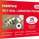 25 Pack Self-Sealing Laminating Pouches 4x6 Inch,10 Mil Thick Double-Sided Self Adhesive Lamination Pouches,Waterproof Photo Laminating Sheets No Laminator Machine Need