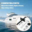 Gimbal Bearing Puller & Engine Alignment Tool Kit Compatible with Mercruiser Boat Alpha Bravo OMC Penta Marine Drives