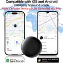GPS Tracker for Vehicles No Subscription, Car Tracker Tag for Android & iOS, Bluetooth Tracker Device Compatible with Apple Find My & Google's Find Hub for Keys, Luggage Wallet Car Kids Pets