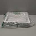 eletecpro 12x12 Floating Picture Frames Set of 2, Clear Double Glass Picture Frames for Wall Mount, Display Multi-size Photos and Artworks up to 12x12 Inches, Home Decor, White