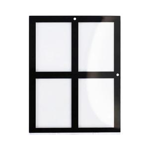 Picture Frame Collage  Rustic Black 4, Frame Display,Multiple Photo Collage Frames with Tempered Glass for Wall Mounting 1 Pack, 15.5x11.5 Inch