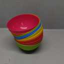 Plastic Bowls Set of 12 Kids Bowls - 24 Oz Microwave & Dishwasher Safe, BPA Free, Brightly Colored for Cereal, Soup, Snack, Fruit or Salad