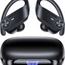Hybrid Active Noise Cancelling Wireless Ear Buds 80 Hrs Playtime Hi-Res Stereo Quality Bluetooth Earbuds with Transparency Mode Headphones Bluetooth Earhooks ANC Earphones for Work Sports Travel