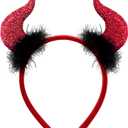 2 x MDDRUlQl Halloween Costumes for Women Adult 2025 - Devil Horns Headband - Plus Size Halloween Accessories Shirts Sweatshirts Pajamas - HALLOWEEN Party Decorations Favors Supplies Makeup Dress