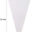 2 x HAZOULEN 200-Piece Clear Cello Treat Bags Popcorn Candy Bags with Twist Ties, 12" x 6.5"