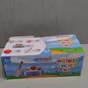 My First Cricket Kit | Mini Cotton Soft Plush Toy | Gift 0 to 18 Months Baby | 3 Soft Sensory Cricket Balls  Rattle, Crinkle, Squeaker & 1 Rainbow Rattle Cricket Bat | Safe, Fun, Educational