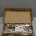 Haliwu 10 Pack Cabinet Handles Brass Gold Cabinet Pulls 7-1/2 Inch Hole Center Drawer Pulls Modern Bar Dresser Handles for Bathroom Kitchen Bedroom