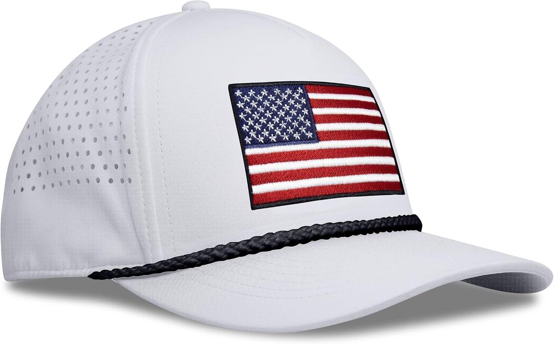Performance Golf Hat Adjustable Snapback Trucker Baseball Cap for Men & Women - Jetset Series