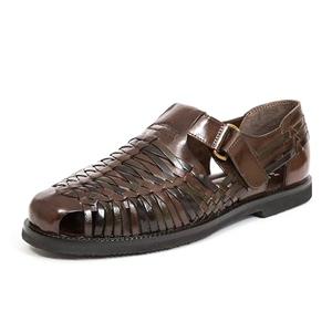 Deer Stags Men's Bamboo2 Sandal, Brown/Multi, 9.5 US Men's Wide