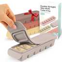 Silicone Ice Cube Freezer Tray with Lid, 100% Food-Grade Platinum Silicone,Leak Resistance & Dishwasher Safe for Baby Food Prep,Breast Milk,Purees - Korean Made (4 Sets 1 oz/6 Sections)