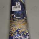 4-in-1 Large Gaming Mouse Pad, Keyboard Wrist Rest Pad & Wrist Support Mousepad Set, Extended Desk Pad Waterproof Desk Mat for Home Office Study Game - Blue Gold Marble