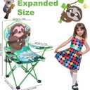 KABOER Kids Outdoor Folding Camping Chair with Cup Holder Carrying Bag | Portable Camping Chair for Beach Picnic Camping Travel Lawn Ages 3-10