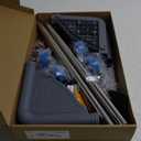 SPACECARE Mini Fridge Stand Furniture Dolly Mobile Roller with 4 Locking Wheels-Base Adjustable Refrigerator Washing Machine Stand Moving Cart- Appliance Dolly Cart Roller Pedestal -Grey (Gray)