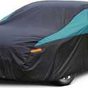 GUNHYI Car Cover for Automobiles Waterproof All Weather, Universal Fit Tesla Model S, Audi A6/A7/A8, Dodge Charger, Mercedes Benz S-Class S500 S550, Volvo S90, Jaguar XJ, Toyota Avalon etc.