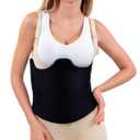 Post Surgery 360 Lipo Foam Wrap Around | Tummy Tuck Binder Post Surgery | Soft & Breathable Material, 360 Wrap around Liposuction | BBL Post Surgery Supplies (Medium) Black