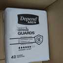 Depend Guards Incontinence Pads for Men, Overnight Absorbency, 42 Count
