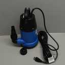 FOTING Sump Pump 1HP Clean/Dirty Submersible Water Pump, 4600GPH Utility Pump Thermoplastic Electric Portable Transfer Water Pump for Swimming Pool Garden Pond Basement with 10ft Long Power Cord