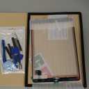 First Choose New Glass Touch Screen Digitizer Replacement for iPad Air 2 9.7" 2nd Gen A1566 A1567 and Pre-Installed Adhesive with Repair Tools Kit (Without Home Button,Not Include LCD) (White)