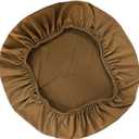 Chair Seat Cover, Removable Stretchable Dining Seat Cover, for Wedding Banquet Party Bar Stool Beauty Decor (Coffee)4 Pair, L
