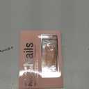 Ombre Press on Nails Almond Fake Nails with Design Chrome False Nails Press ons Medium Glossy Full Cover Acrylic Glue on Nails Artificial Stick on Nail for Women Manicure 24Pcs