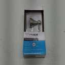 Moen Preston Collection Spot Resist Brushed Nickel Single Post Toilet Paper Holder, Wall Mounted Toilet Roll Holder, DN8408BN (2-3/8" W 6-1/2" D)
