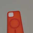 SUPFINE Magnetic for iPhone 12 Case/iPhone 12 Pro Case (Compatible with MagSafe)(Military Grade Drop Protection) Slim Translucent Matte Shockproof with Anti-Fingerprint Phone Case,Red