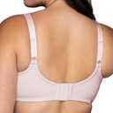 Vanity Fair Women's Beauty Back Smoothing Minimizer Bra, Minimizes Bust Line up to 1.5", Non Padded Cups up to H Size 40C (Pink)