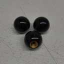 Stick Shift Knob, Gear Shift Knob,Palanca De Cambios Manual,54mm Manual Acrylic Car Shifter Handle Shift Lever with 3 Steel Adapters for M12X1.25 & (Black)