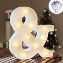 Light Up Letters, LED Letter Lights 26 Alphabet, Diamond Bulb Marquee Light Up Letters, Lighted Letter Sign Night Light for Home Party Wedding Birthday Graduation Decor-&