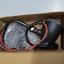 Black Heavy Duty Motorcycle Turn Signals Bulb Indicators Blinkers Lights a Pair